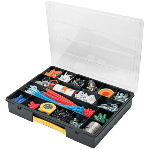 Organizador reforzado de Plastico 18 Compartimientos 37x28x6cm Pretul 20679