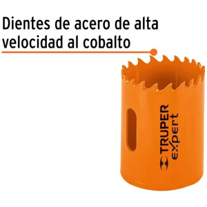 Sierra de copa Bimetalicas 1 1/2" o 38.1mm, dientes de acero alta velocidad, Para metal y Madera, COBI-1-1/2 18094 Truper