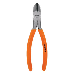 Alicate de Corte Diagonal 7" Mango de PVC, Truper 17313
