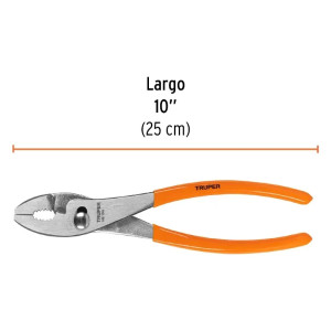 Alicate de Mecánico 10" Mango de PVC, Truper 17302