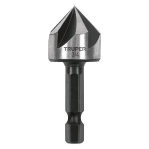 Brocas Avellanadores para Metal 3/4" x 50mm Z1/4 Trupe 102382