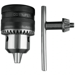 Mandril Chucks con Llave 1/2" Universal, BRO-1/2N 16478 Truper