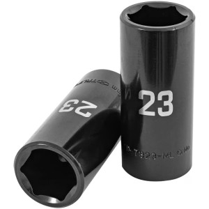 Dados 23mm E1/2 Impacto Tubulares Hexagonales CrMolibdeno, Truper 100922
