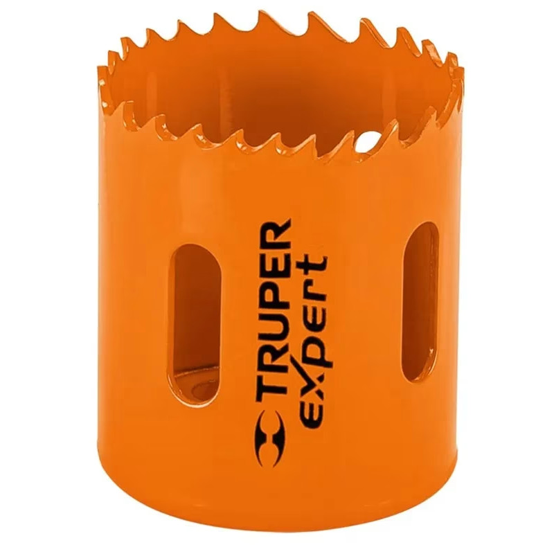 Sierra de copa Bimetalicas 1 3/4" o 44.4mm, dientes de acero alta velocidad, Para metal y Madera, COBI-1-3/4 18096 Truper