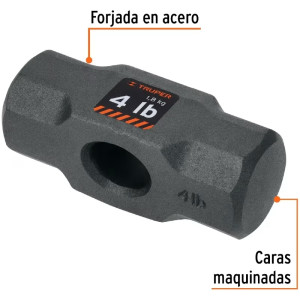 Cabezas de Comba Octagonal 4lb Ojillo Ovalado Truper 10579