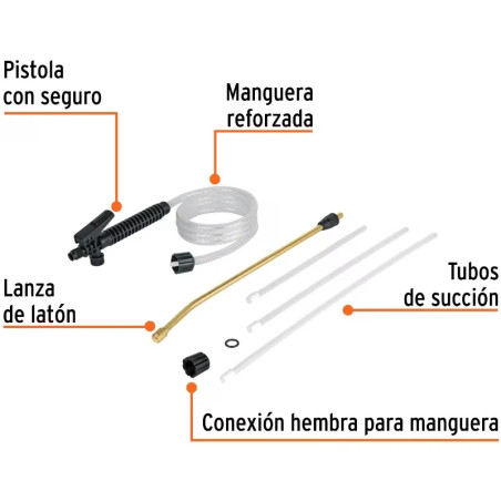 Repuesto Manguera y Dosificador para Fumigador 10835 10836 10837, Truper 11034