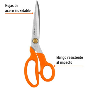 Tijera para Costura 8 1/2", en acero inoxidable, para corte de varias capas de tela, TICO-8 18494 Truper