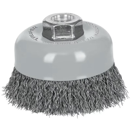 Cardas Copa 4" Ondulado Fino M14 Truper 100858