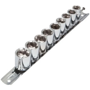 Juego de 9 dados en Milimetrico, Organizador con Clips, JD-3/8X10mm-P 21189 Pretul