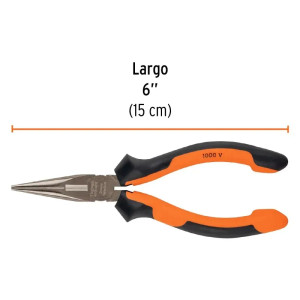 Alicate Punta y Corte 6" Comfort Grip, Truper 17334