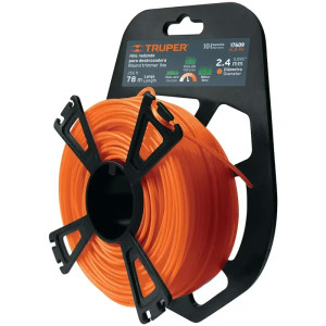 Hilo Redondo para desbrozadora 2.4mm x78M Blister, HLB-95 17609 Truper