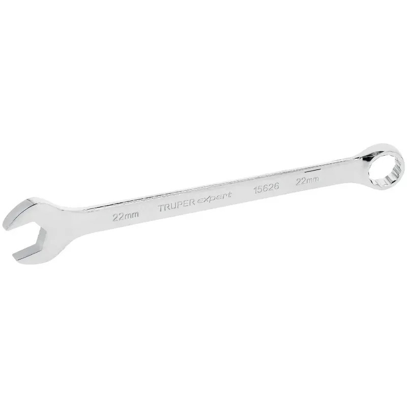 Llave Boca Mixta 22mm Combinada CrVanadio ELarga Truper 15626