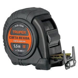 Winchas Flexometro Cinta Negra 5.5M TPR ABS Truper 11745