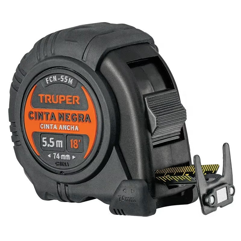 Winchas Flexometro Cinta Negra 5.5M TPR ABS Truper 11745