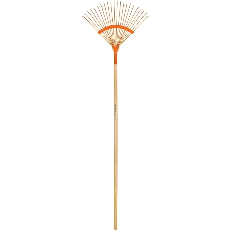 Escobas Metalica Curva 18" 22 Dientes Mango 48" Calibre 12, EM-22A 14324 Truper