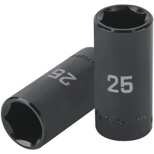 Dados 25mm E1/2 Impacto Tubulares Hexagonales CrMolibdeno, Truper 100924