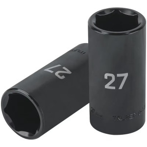 Dados 27mm E1/2 Impacto Tubulares Hexagonales CrMolibdeno, Truper 100926