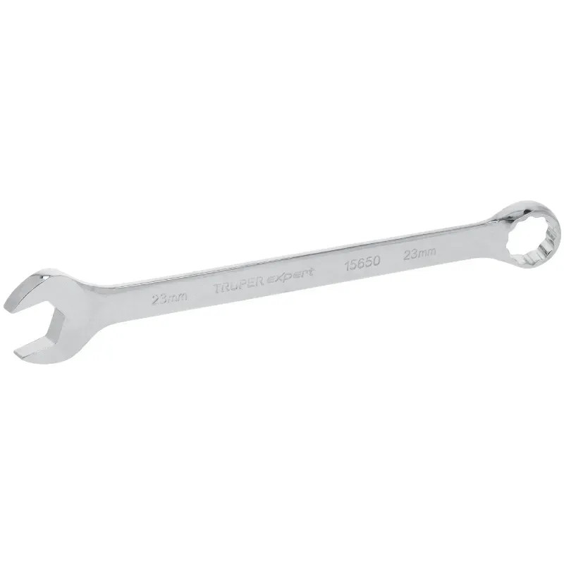 Llave Boca Mixta 23mm Combinada CrVanadio ELarga Truper 15650