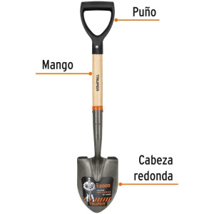 Lampas Cajueleras Redonda T-2000 28-1/2" 15x35x72cm PuñoD Truper 17193