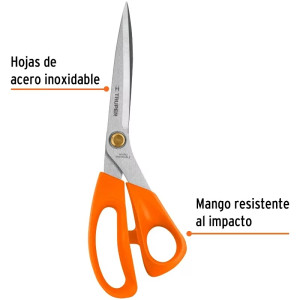Tijera para Costura 10", en acero inoxidable, para corte de varias capas de tela, TICO-10 18496 Truper