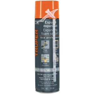 Espuma Expansiva Poliuretano 500ml Multiusos Ailan Sellan, Truper 10920