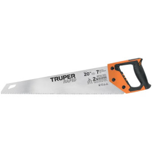 Serrucho Rapid 20" 50cm DDP7 TripleFilo, Mango Comfort grip, Truper 101869