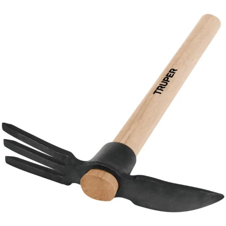 Pico Rastrillo 14", Mango de Hickory Americano, en acero al carbono, TJA-1 19647 Truper