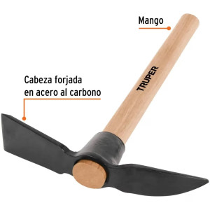 Pico Talacho 14", Mango de Hickory Americano, en acero al carbono, TJA-2 10927 Truper