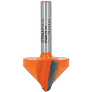 Fresas Corte V 1-1/8" x20mm Truper 102719