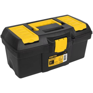 Caja para Herramientas Plastica Largo 16", Ancho 8", Alto 7 1/2", Peso 0.9kg, CHP-16CP 20603 Pretul