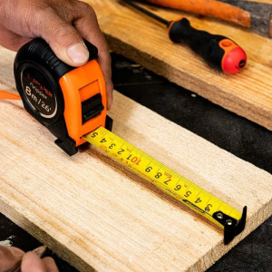 Wincha Flexometro Gripper 8 Metros, contra impacto TPR, carcasa ABS, FH-8M 14579 Truper