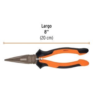 Alicate Punta y Corte 8" Comfort Grip, Truper 17336