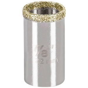 Sierra de copa 7/8" o 22.2mm, con borde de diamante, alto rendimiento, cortes finos y rapidos, COAZ-7/8 17125 Truper