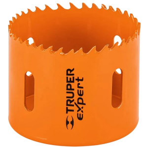 Sierra de copa Bimetalicas 2 3/8" o 60.3mm, dientes de acero alta velocidad, Para metal y Madera, COBI-2-3/8 18118 Truper