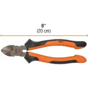 Alicates de corte diagonal 8" 1000v ComfortGrip CrVanadio Truper 102428