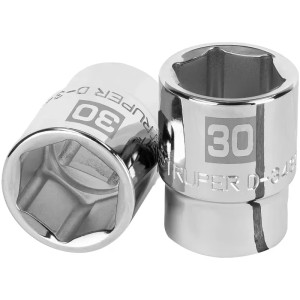 Dados 30mm E3/4 Hexagonales CrVanadio, Truper 14979