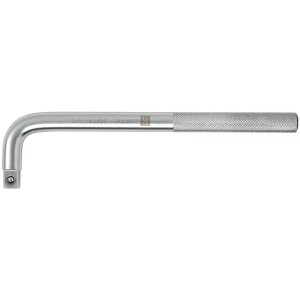 Palanca en L, Encastre de 1/2" Largo 9", acero al cromo vanadio, L-5486 13913 Truper