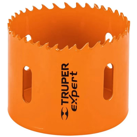 Sierra de copa Bimetalicas 2 1/2" o 63.5mm, dientes de acero alta velocidad, Para metal y Madera, COBI-2-1/2 18119 Truper