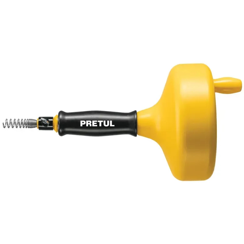 Destapacaños 4.5 m, Cable de acero al carbono, para obstruciones sencillas, DECA-15P 22880 Pretul