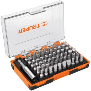 Juegos de 61 puntas mixtas, L1", Truper 10758