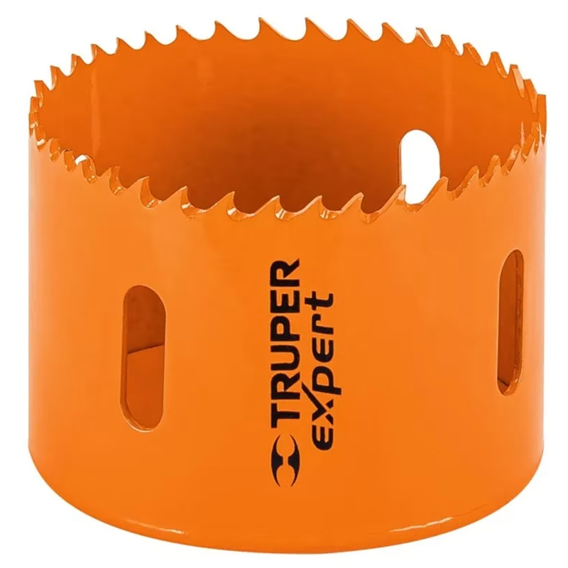 Sierra de copa Bimetalicas 2 3/4" o 69.8mm, dientes de acero alta velocidad, Para metal y Madera, COBI-2-3/4 18120 Truper