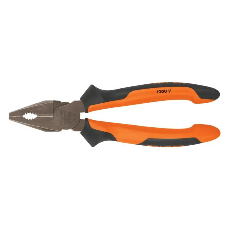 Alicate Universal Aislado Electricista 8" Comfort Grip, Truper 17330