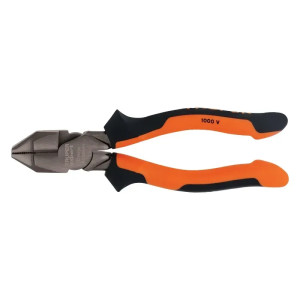 Alicate Universal Aislado Electricista 7" Comfort Grip, Alta Palanca, Truper 17338