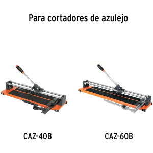 Base de Riel, Repuesto para Cortapisos CAZ-40B CAZ-50B CAZ-60B, REP-40B/60B-COR 11957 Truper