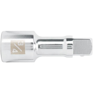 Extensiones, encastre 3/4" Diametro 25.4 mm Largo 4", en acero al cromo vanadio, E-5660 13902 Truper