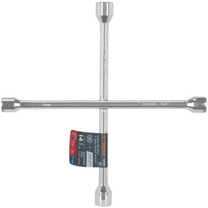Llaves de Rueda 14" en Cruz 17mm 3/4 13/16 7/8 PulidaCromada Truper 102635