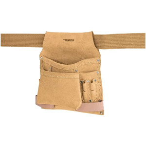 Portaherramientas 10 Compartimientos Carnaz con Cinturon, Truper 11533