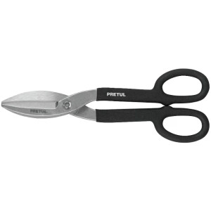 Tijera para Hojalatero 12", en acero al carbono, mango cubierto en PVC, TH-12P 26051 Pretul