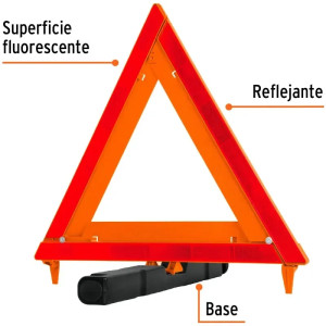 Triangulo de seguridad plegables 43.5 cm, TRISE-435 10942 Truper