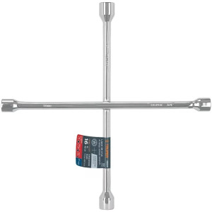 Llaves de Rueda 16" en Cruz 17mm 3/4 13/16 7/8 PulidaCromada Truper 102634